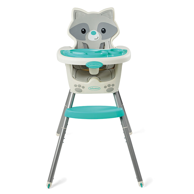 Infantino - Cadeira alta 4 em 1 Raccoon Grow With Me