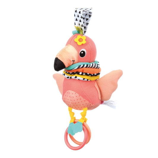 Infantino - Flamingo musical de abraço e puxão