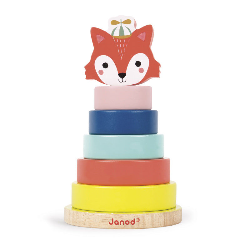 Janod Baby Forest Raposa Brinquedo Empilhável em Madeira – Anne Claire ...