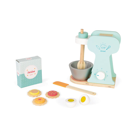 Janod Little Pastry Set - Batidora de madera