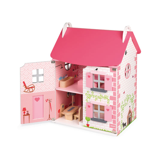 Casa de muñecas Janod Mademoiselle - Casita de madera