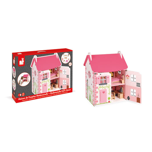 Janod Mademoiselle Doll's House - Casinha de madeira
