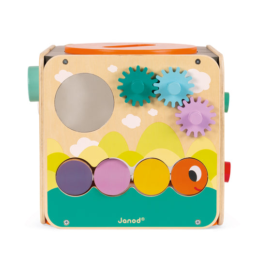 Cubo multiactividad Janod - Juguete de madera