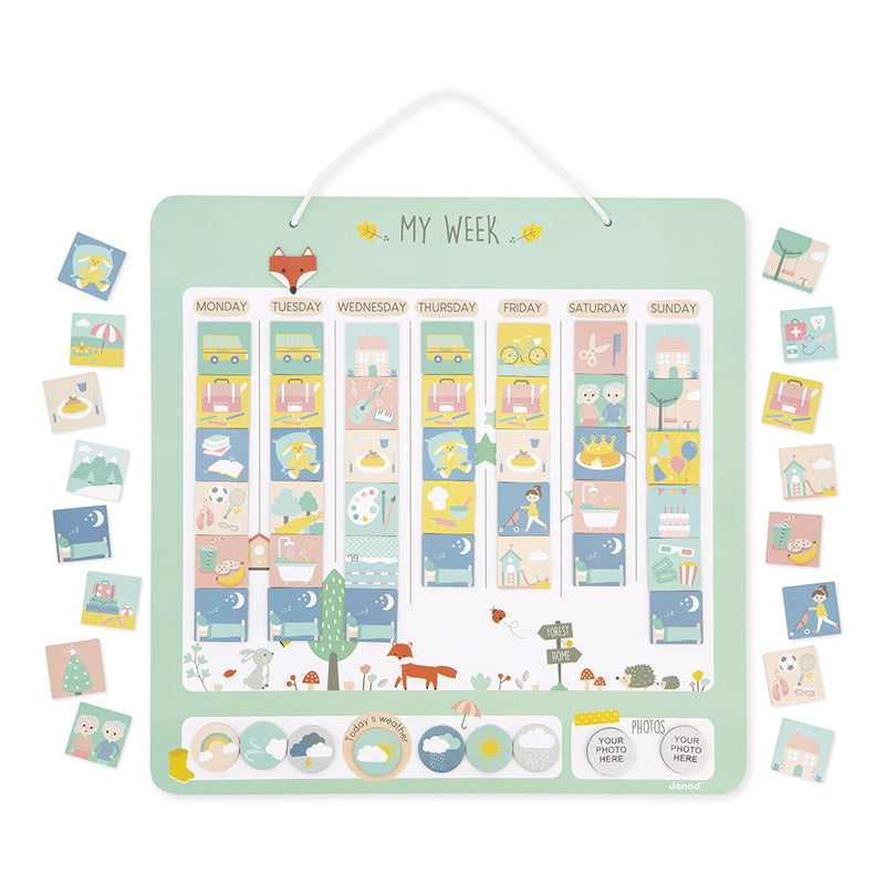 Janod - Meu planejador semanal magnético