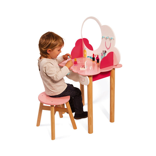 Janod Petite Miss Dressing Table - Penteadeira com espelho