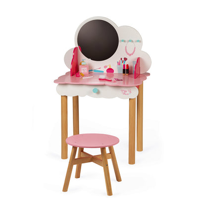 Janod Petite Miss Dressing Table - Penteadeira com espelho