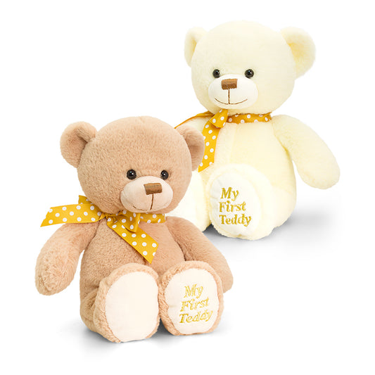 Keel Toys Supersoft My First Teddy 20cm - Marrom ou Creme