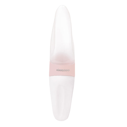 Kikka Boo de Silicone Squeeze Garrafa com Colher Cometa Rosa 90ml