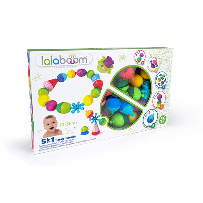 Lalaboom Educational Beads And Accessories 36Pk