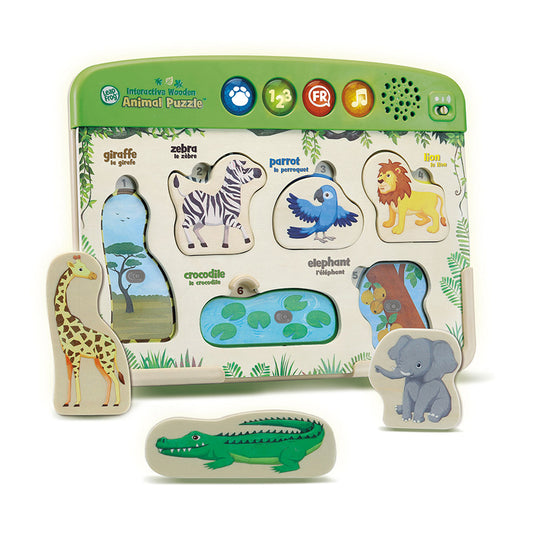 Leap Frog - Quebra-cabeça Interativo  Animais de Madeira
