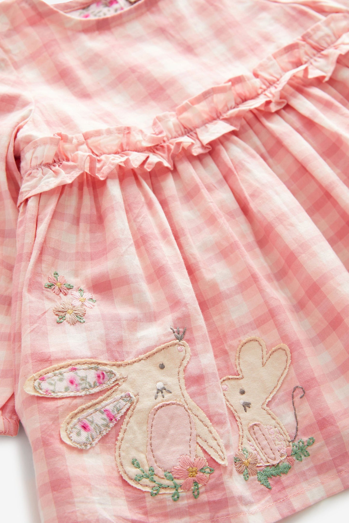 |Niña| Conjunto de vestido legging y diadema de conejito - Kit de 3 piezas - Rosa (0 meses-2 años)