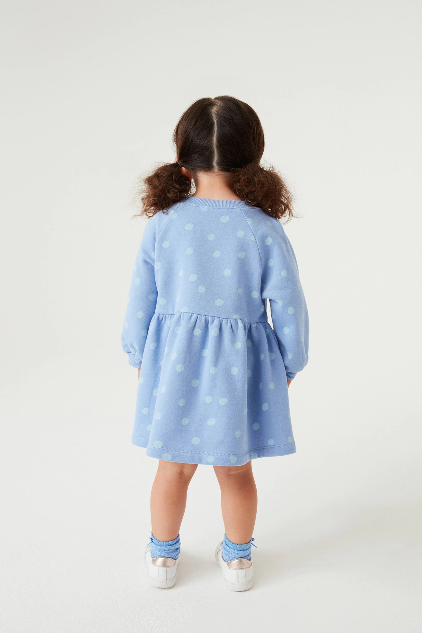 |Niña| Vestido sudadera Ladybug - Azul - (3 meses-7 años)