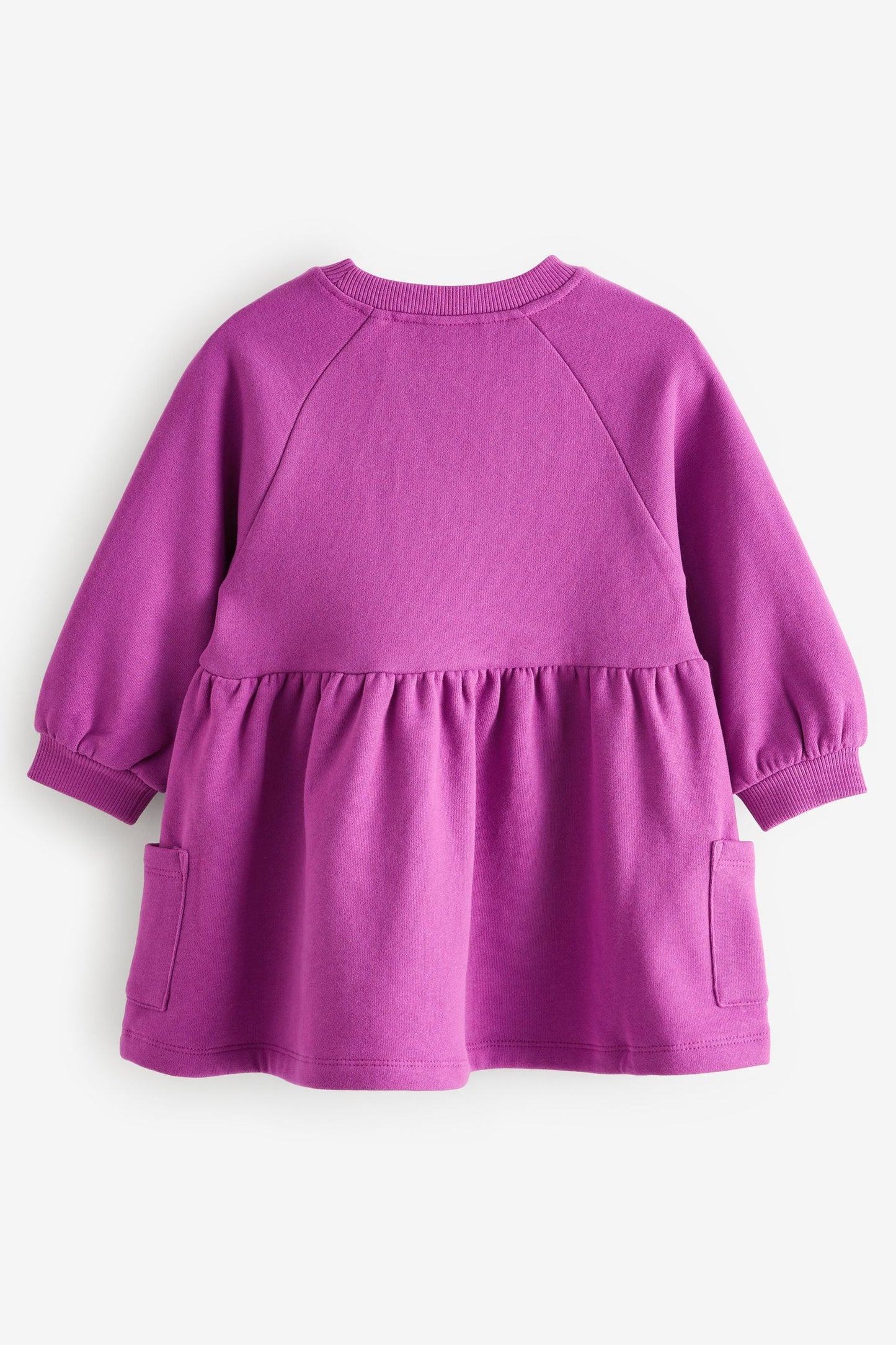 |BabyGirl| Vestido Moletom - Roxo (3meses-7anos)