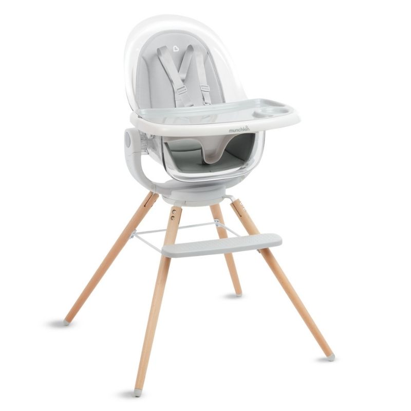 Munchkin - Trona Cloud 360° - Patas de madera