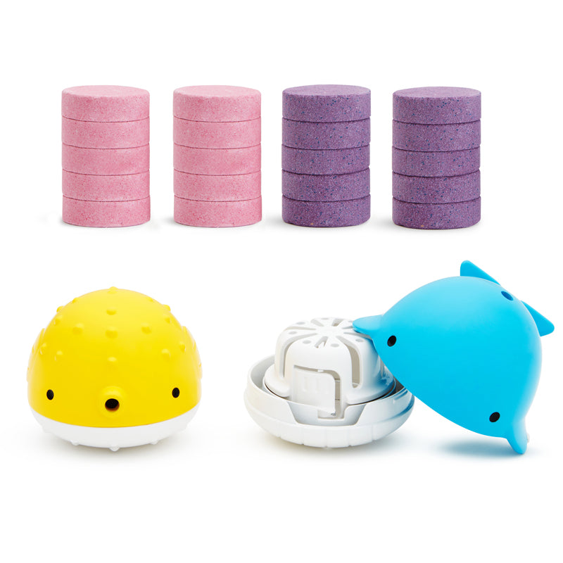 Munchkin - Brinquedo e Bombas de Banho Hidratantes Coloridas
