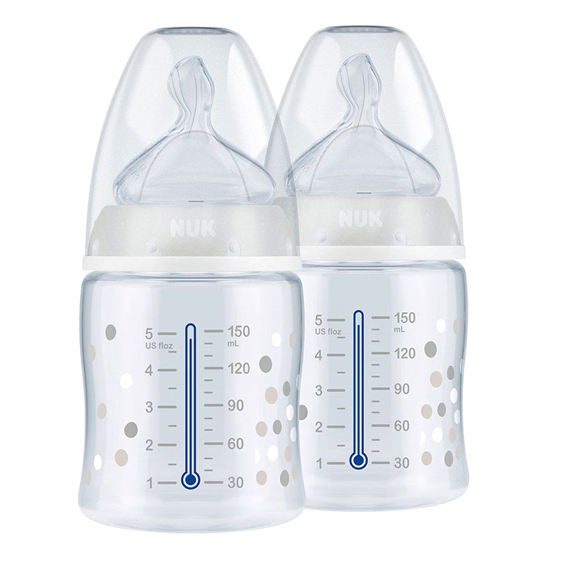 NUK First Choice+ Temperature Bottle 150ml - Mamadeira com controle de temperatura