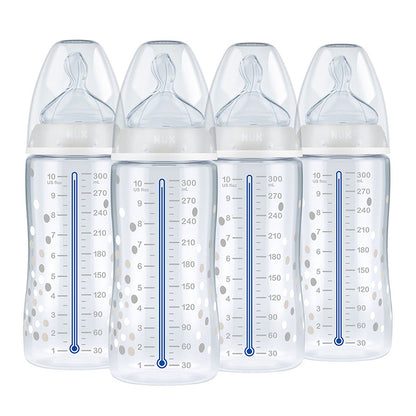 NUK First Choice+ Temperature Bottle 300ml 4Pk - Mamadeiras com controle de temperatura
