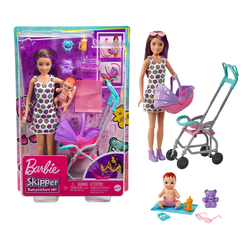 Barbie Skipper Carrinho de Boneca