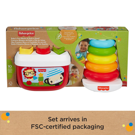 Fisher-Price - Kit de Regalo de Juguetes Ecológicos