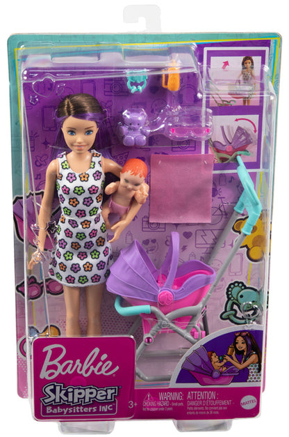 Barbie Skipper Carrinho de Boneca