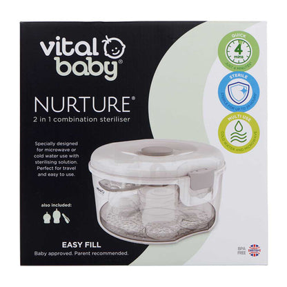 Vital Baby NURTURE - Esterilizador combinado 2 em 1