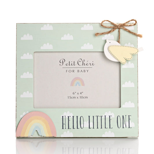 Petit Cheri - Moldura de pássaro e arco-íris