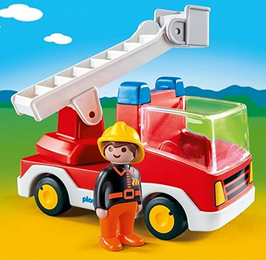 Playmobil 1.2.3 - Caminhão de bombeiros