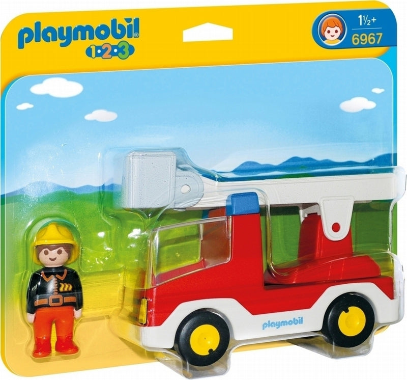 Playmobil 1.2.3 - Caminhão de bombeiros