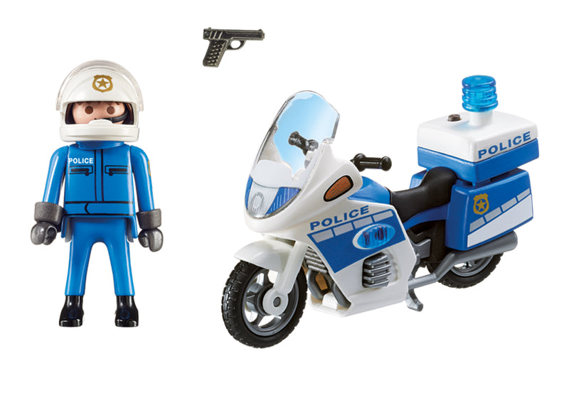 Playmobil - Moto policial com luz Led