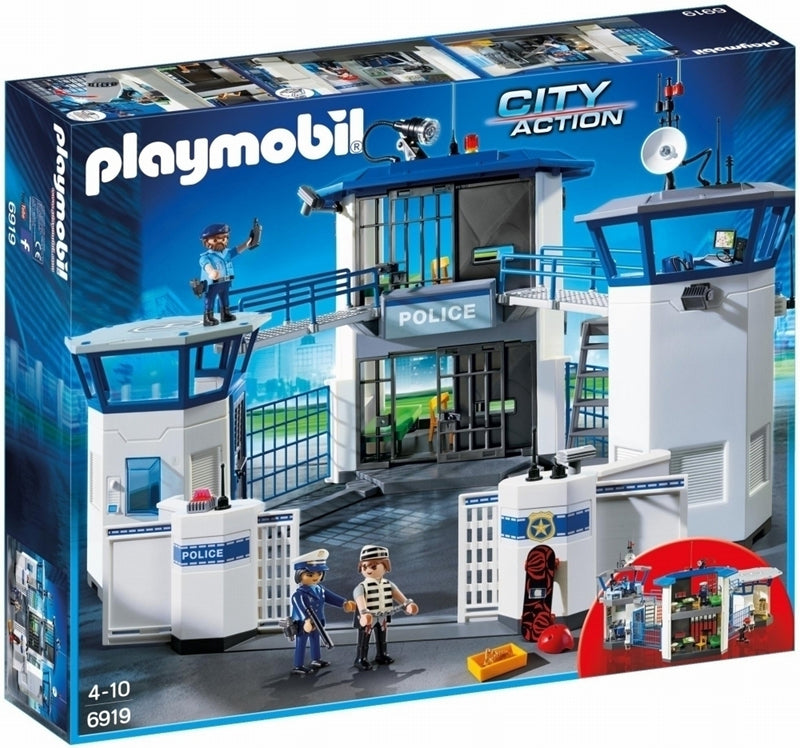 Playmobil 6919 Sede da Polícia Delegacia com Prisão