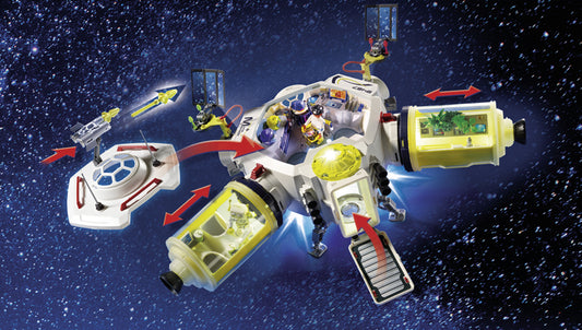 Playmobil 9487 Estación Espacial de Marte con Disparador Láser Dual Funcional