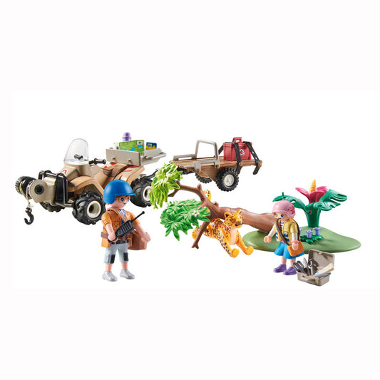 Playmobil Wiltopia Animal Rescue Quad com reboque