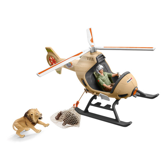 Schleich - Helicóptero de resgate de animais