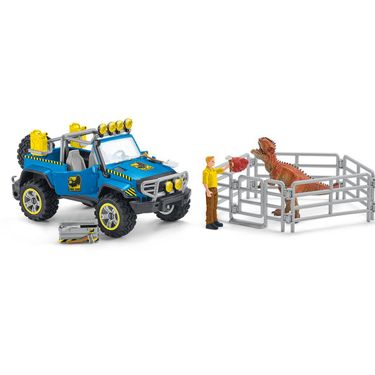 Schleich - Veículo off-road com posto avançado Dino