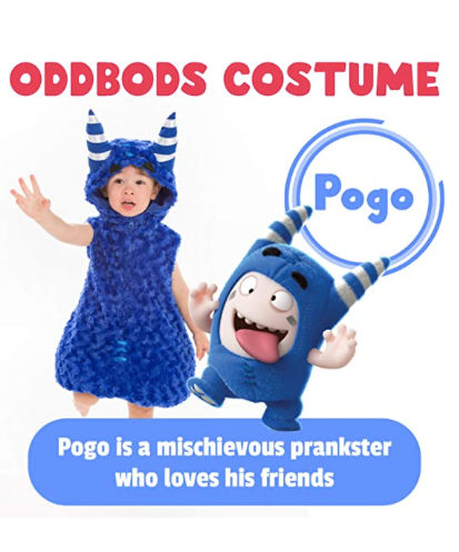 Oddbods - Disfraz para niño y niña - talla única