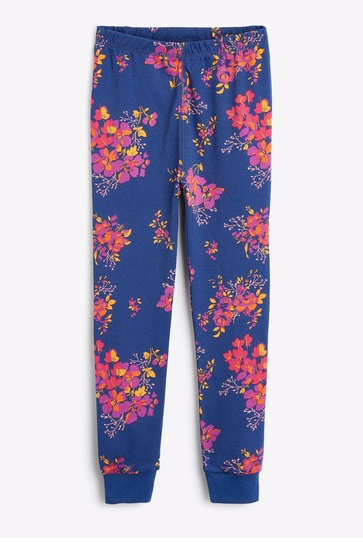 Pijamas Floral Marinho/Rosa - Kit com 3