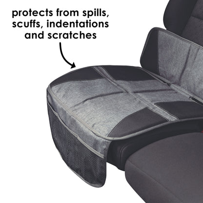 Diono - Protetor de assento de carro cinza/preto