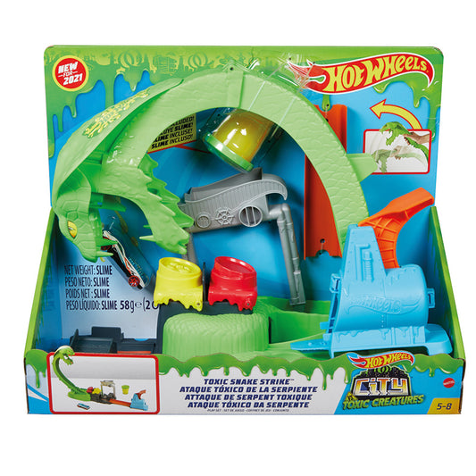 Ataque de serpiente tóxica de Hot Wheels City 