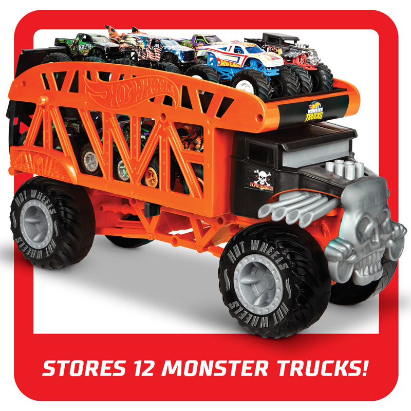 Hot Wheels Monster Super Caminhão Cegonha ( as cores podem variar )