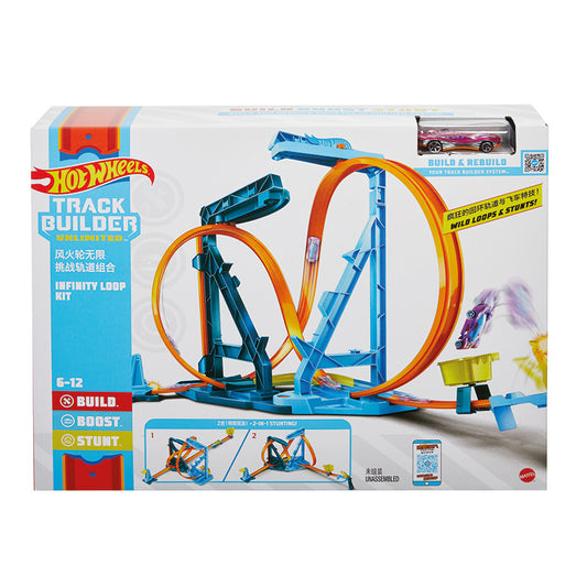 Hot Wheels Track Builder Bucle Infinito Ilimitado