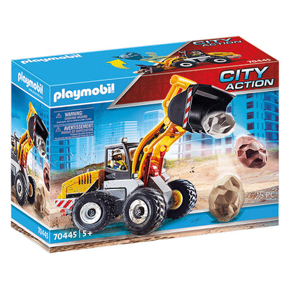 Playmobil City Action 70445 Carregador Frontal de Construção  com Caçamba Móvel
