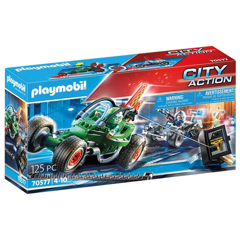 Playmobil City - Ação Police Go-Kart Escape