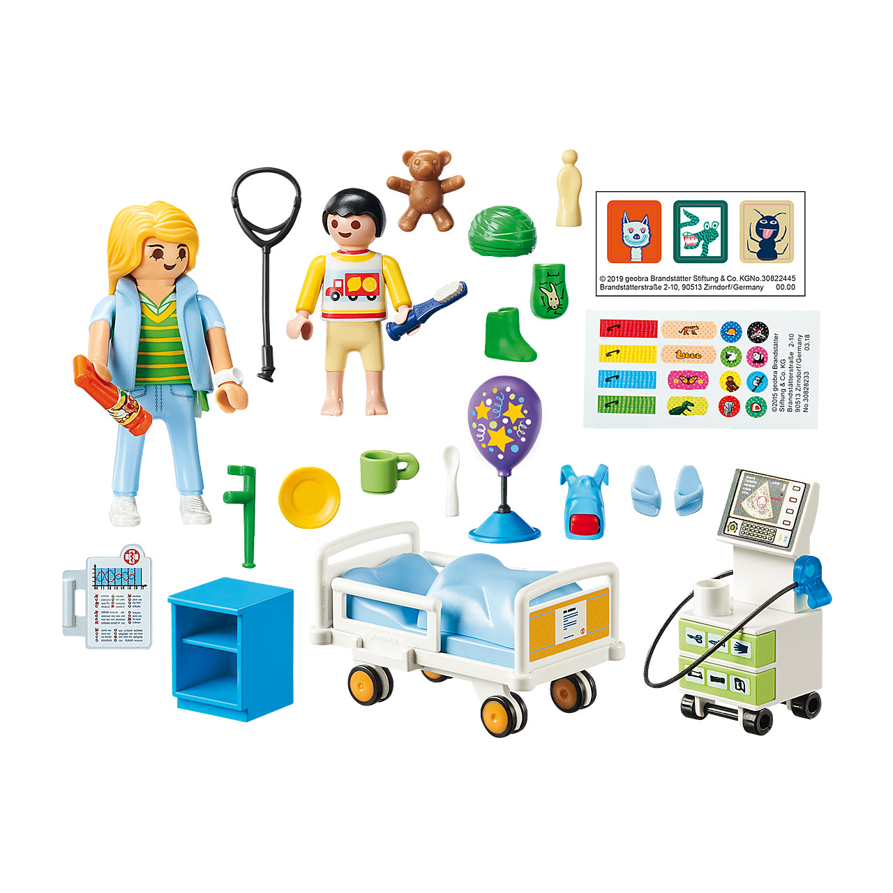 Playmobil 70192 City Life Quarto de hospital infantil