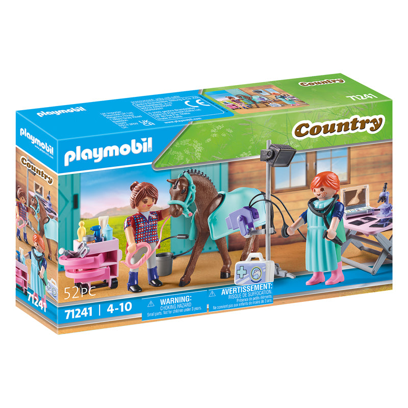 Playmobil 71241 Granja Veterinaria De Caballos