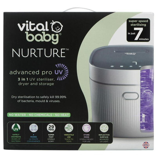 Vital Baby NURTURE Advanced Pro - Esterilizador UV e secador branco