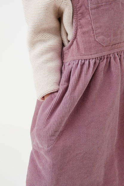 |BabyGirl| Vestido Jardineira Pinafore - Lilás - (3meses-8anos)