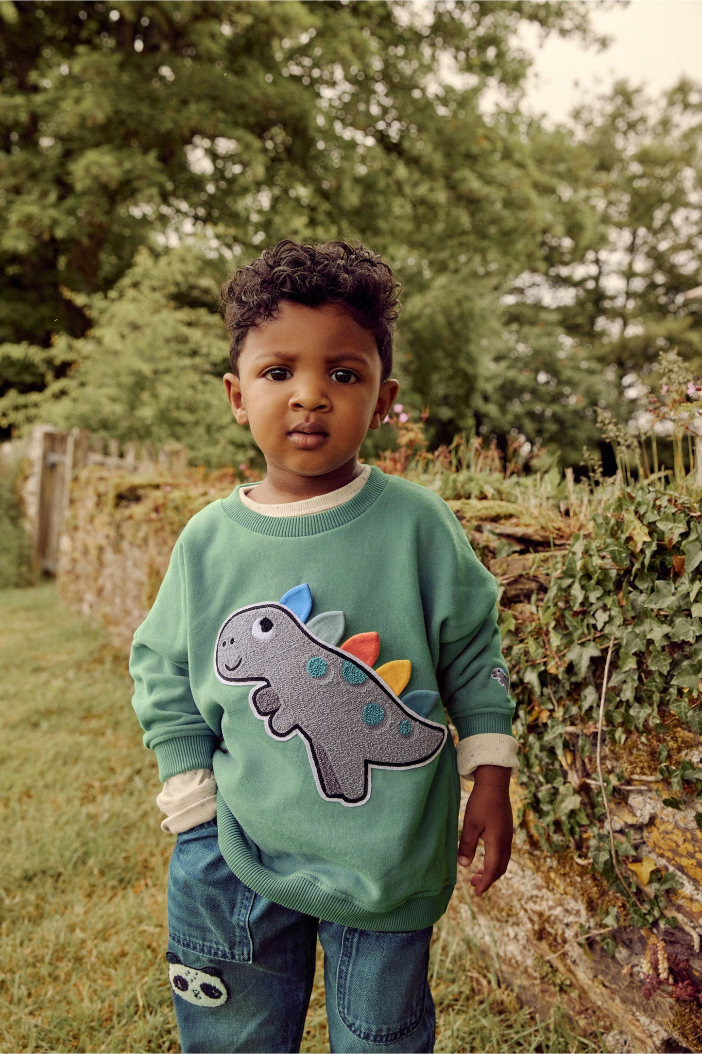 |Bebé| Sudadera Dinosaurio - Azul (3 meses-7 años)