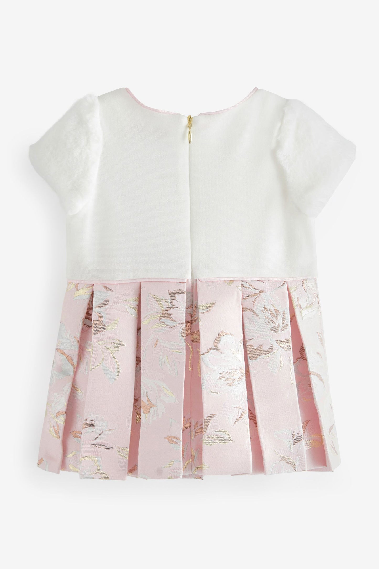 |Niña| Vestido plisado - Rosa - (0 meses-2 años)