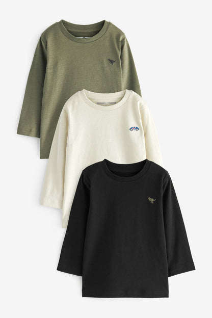 |Bebé| Conjunto de sudadera de manga larga - Verde/Negro (3 meses-7 años)