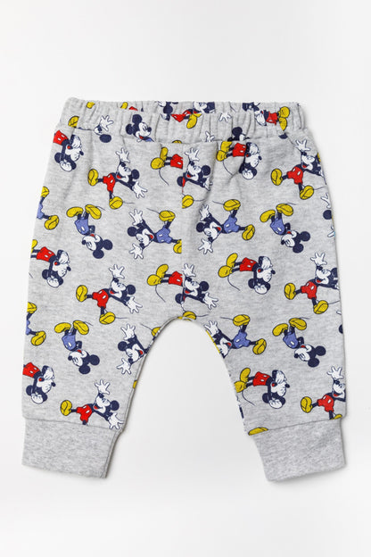 Disney - Conjunto de camiseta, babeiro e legging Mickey Mouse